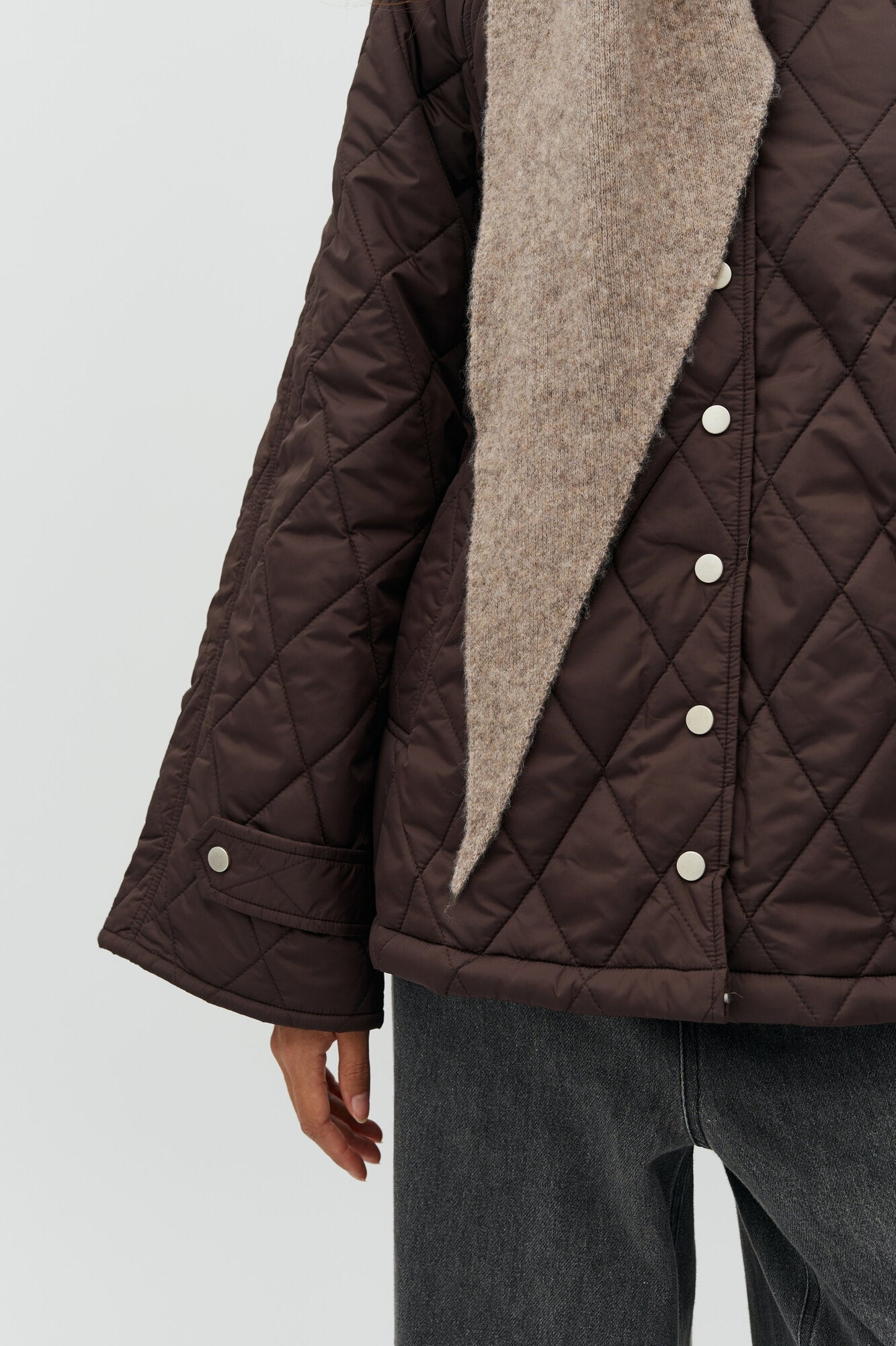 Elcina-M quilted jakke - Java